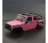 AKSDYIR Rc Car Parts For Axial For SCX10 For Wrangler For Rubicon For TRX4 For GEN8 1/10 Convertible Hard Body Kit 313mm Wheelbase Upgrade RC Crawler Car Parts(Pink)