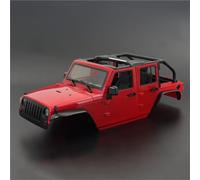 AKSDYIR Rc Car Parts For Axial For SCX10 For Wrangler For Rubicon For TRX4 For GEN8 1/10 Convertible Hard Body Kit 313mm Wheelbase Upgrade RC Crawler Car Parts(Red)