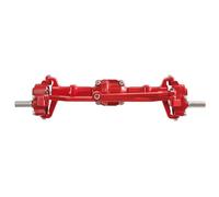 AKSDYIR Rc Car Parts For MN For MN82 LC79 MN78 D90 D91 D96 98 99SV2 For Mjx For Hyper Go 1/12 Metal Front Rear Door Bridges Model Remote Control Car Upgrade Accessories Parts(Red,Front)