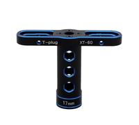 AKSDYIR Rc Car Parts for Monster Truck for Trax for X-maxx for Summit for E-revo for Arrma 1/8 Off-Road Rc Car Parts Accessories 17mm Wheel Hex Nuts Sleeve Wrench Tool(Blue)
