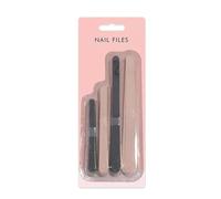Aksel - Nail Files 30 Pack - Double-Sided with Coarse & Fine Grit - Assorted Sizes & Colours - for Hands & Feet - Manicure & Pedicure