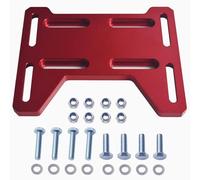 AKSGKGQ - Aluminum Adjustable Engine Plate for Mini Bike, Go Kart, Coleman 100, Doodlebug DB30 for Predator 212, Tecumseh, Honda, Tilloson 212 Small 4 Stroke Engines Red