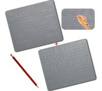 AKSHARABHYAS Bengali Alphabet slates with All Letters in Groves for 3+ Children to Read & Trace with Pencil for Strong Foundation
