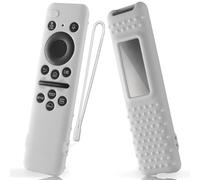 AKSHFETH Silicone Cover for 5.59 Inch Samsung BN59-01455a BN59-01432J Samsung Solar Cell Remote Control Cover 2023 8K Neo QLED HDR Smart TV Silicone Case (White)