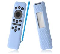 AKSHFETH Silicone Cover for Samsung BN59-01480A Solar Remote Control 2025, Compatible with TM2560E TM2360E BN59-01432A BN59-01455A Remote Protective Case Cover (Glow Blue)