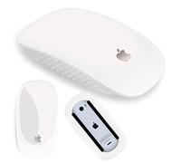 AKSHFETH Silicone Protector for Apple Magic Mouse 1&2, iMac Magic Mouse Cover Case, Anti-Drop Protective Sleeve (White)