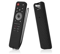 AKSHFETH Silicone Remote Control Case for LG MR25GA, Compatible with 2025 LG OLED Smart TVs C5, B5, G5, M5 Series, with Lanyard (Black)