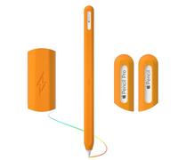 AKSHFETH Ultra Thin Protective Pencil Cover for Apple Pencil Pro &Apple Pencil 2nd Gen Silicone Case Sleeve Soft Durable Silicone Cover(Orange)