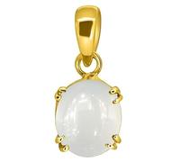 Akshita gems Natural Rainbow Moonstone 12.25 Moonstone Ratti Oval Shape Loose Gemstone for Ring, Unisex Pendant Cabochons (Color : White), Loose Gemstone, Moonstone