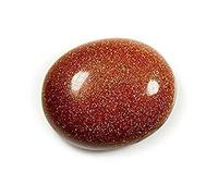 Akshita gems Natural Sunstone - Sang Sitara Lab Certified AAA++ Quality 8.25 Ratti 7.00 Gemstone for Men and Women Lab Certified Loose Gemstone, Sunstone