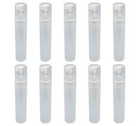 AKSIQIOL 10PCS Mini Spray Bottles, 5ml Refillable Frosted Perfume & Essential Oil Bottles, Fine Mist Travel Dispensers for Makeup Remover & Travel