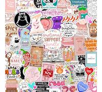 AKSIQIOL 120 pcs Book Lover's Paradise, Book Stickers, Hilarious Bookish Stickers, Vinyl Decals for Kindle, Laptop, iPad, eBook Readers, Water Bottle Adornments, Multi-Coloured