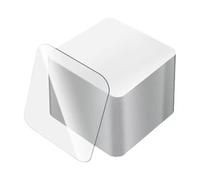 AKSIQIOL 50ct Stronghold Clear Mounting Squares - Heavy-Duty Double-Sided Adhesive Pads, Perfect for Wall, Floor & Glass Surfaces (6x6cm)