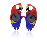 AKSIQIOL Funny Sunglasses,Novelty Hawaiian Tropical Glasses for Adults & Kids, Fun Party Favors for Parrot-Themed Events & Hawaiian Parties