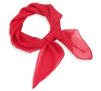 AKSIQIOL Red Neckerchief & Bandana Set, Retro Head Scarf for Women, Party & Date Night