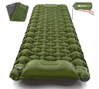 AKSOUL Self Inflating Sleeping Mat for Camping: 8-12CM Thickness Single Camp Mattress, Double Joinable Camping Inflatable Mat