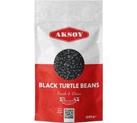 Aksoy Black Turtle Beans 1250GR - Natural, Premium Black Beans, Vegan, Gluten-Free, Suitable for Various Recipes, Rich in Protein and Fiber, Perfect Taste