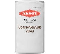 Aksoy Celtic Grey Sea Salt Coarse 25KG Natural Mineral-Rich Sea Salt, Traditionally Harvested