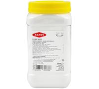 Aksoy Citric Acid Food Grade 2KG || Non-GMO, Anhydrous, Make Your Own BathBomb, Gluten-Free, No Additives, Sour Drinks, Household Cleaning with Citric Acid Powder