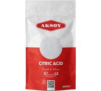 Aksoy Citric Acid Food Grade 4KG || Non-GMO, Anhydrous, Make Your Own BathBomb, No Additives, Sour Drinks, Household Cleaning with Citric Acid Powder (Packaging may vary)