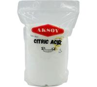 Aksoy Citric Acid Food Grade Powder 3200gr Non-GMO, Anhydrous, Make Your Own Bath Bomb, No Additives, for Sour Drinks, Household Cleaning (Packaging May Vary)
