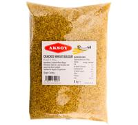 Aksoy Cracked Wheat Coarse Bulgur 1KG Natural Whole Grain and Nutritious B