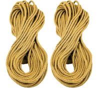 AKSOY Hemp Rope for Cat Tree and Tower, DIY Cat Scratcher Sisal Rope for Cat Scratching Post Tree Replacement, Playing Flexible Scratching Pad 6mm x 10m (Pack of 2)