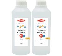 Aksoy Hydrogen Peroxide 3L(1.5x2) for Cleaning, Disinfecting, Bleaching, Stain Removal, Surface Sanitizing, Odor Eliminating, Laundry Use, Kitchen, Bathroom and Multi-Purpose Cleaning