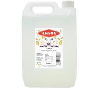 Aksoy Lemon White Vinegar 5% 5LT,Perfect for Cleaning, Tough Stains, Weed Killer, Descaling & Household Use