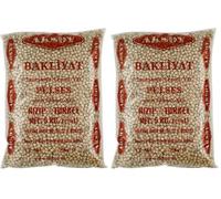 Aksoy Premium Quality Dry Chickpeas 5KG (Size 8-9mm) | Natural, Raw, and Nutritious | Perfect for Soups, Hummus, Rice, and Salads | High in Protein and Fiber (Pack of 2)