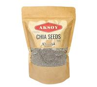Aksoy Premium Raw Black Chia Seeds, 2.5KG | Non-GMO | Vegan, Keto & Paleo | Nutrient-Dense Seeds with 3g Protein & 5g Fiber for Salads, Yogurt & Smoothies (Packaging May Vary)