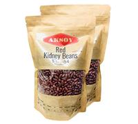 AKSOY Quality Red Kidney Beans 2.5KG - Perfect for Cooking, Soups & Salads - Premium Grade, Resealable Pack - Rich Flavor & Perfect Texture for Your Meals