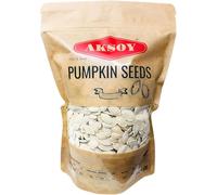 Aksoy Roasted and Slightly Salted Pumpkin Seeds 375g | High in Fibre & Minerals | Perfect for Snacking, Cooking, and Adding Crunch to Your Dishes (Packaging May Vary)