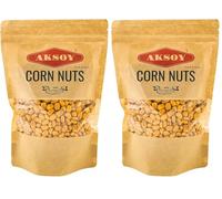Aksoy Salted & Roasted Corn Nuts 500g - Original Toasted Corn Kernels in Resealable Bag | Crunchy Snack for Cooking, Salads & Snacking, Easy to Enjoy, Versatile (Packaging may vary) (Pack of 2)