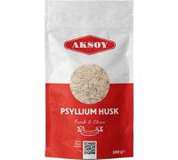 Aksoy Whole Psyllium Husk 300gr 99% Purity || Powerful Psyllium Seed Husk Fiber Soluble & Insoluble Fiber Source