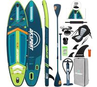 AKSPORT 11' Inflatable Stand-Up Paddle Board with Upgraded SUP Accessories Kit | Extra Wide 34" Design | Non-Slip Deck | Premium SUP Board for Adults & Youth of All Levels