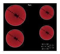AKT 8090 LX 60cm Built-In 4 Zone Ceramic Hob - Black