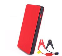 AKT Portable Mini Slim 20000mAh Car Jump Starter Power Bank 12V Engine Battery Charger Booster Car Battery Starter,Red