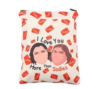 AKTAP 1000 Pound Sisters Merchandise Amy and Tamm-y Book Sleeve for Book Lover Book Cover Zipper Book Protector Bookish Gift (1000 Pound Book Sleeve)