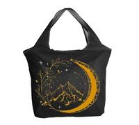 AKTAP Acatar Merch Fantasy Novel Inspired Foldable Shopping Bags For Groceries City Starlight Reusable Bag for Bookish Gifts (TB, Acatar F TE-HT)