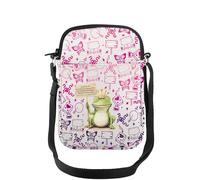 AKTAP Assistant To The V Series Merch King The Frog Inspired Crossbody Bag for Book Lovers You’re Braver Than You Believe (CB, King The Frog Braver Mini CB-HT2)