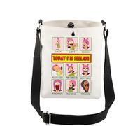 AKTAP Bob’s Family Inspired Gifts Today I'm Feeling Louise Belcher Crossbody Bag Cartoon TV Show Merch Louise Fan Strap Bag (CB, Louise Belcher CB-HT)