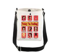 AKTAP Bobs Merchandise Gift Linda Belcher Crossbody Bag Burgers TV Show Gifts Burgers Characters Crossbody Bag for Family (CB, Lin Da CB-HT)
