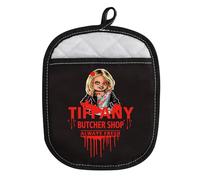 AKTAP Bride Of Chucky Gift Tifany Butcher Shop Always Fresh Oven Mitt Chucky and Tifany Fans Kitchen Baking Glove Baker (TIFF-Y Oven Mitt-HT)