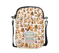 AKTAP Cartoon Character Gifts Chip Dale Crossbody Bag Squirrel Lover Gifts for Movie Fans Always Remember You’re Braver (CB, chip Mini CB-HT)
