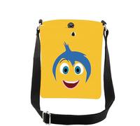 AKTAP Cartoon Emotinal Movie Inspired Gifts Inside Joy Face Character Crossbody Bag Out Joy Fans Gifts All The Feelings Merch (CB, JOY CB-HT)