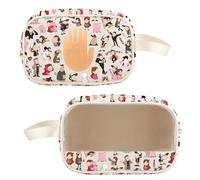 AKTAP Cartoon G Falls Inspired Gifts Animation Characters Clear Makeup Bag Wonderful Town Adventure TV Merchandise for Fans (CMB, G F Journ-l Clear MB-HT2)