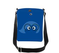AKTAP Cartoon Sadness Emotional Gifts Inside Sadness Character Crossbody Bag Out Movie Inspired Gifts for Fans Cross Body Bag (CB, SADNESS CB-HT)