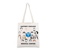 AKTAP Chicago Medical TV Show Inspired Gift Gaffney Chicago Medical Center Tote Bag Chicag- Fire PD Med Proud Merch for Fans (Center Tote)