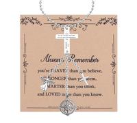 AKTAP Christen Charms Rear View I Can Do All Things Through Christ Who Strengthens Me Bible Verse Car Hanging Cross Ornament (I Can Do All Things Hanging-US)
